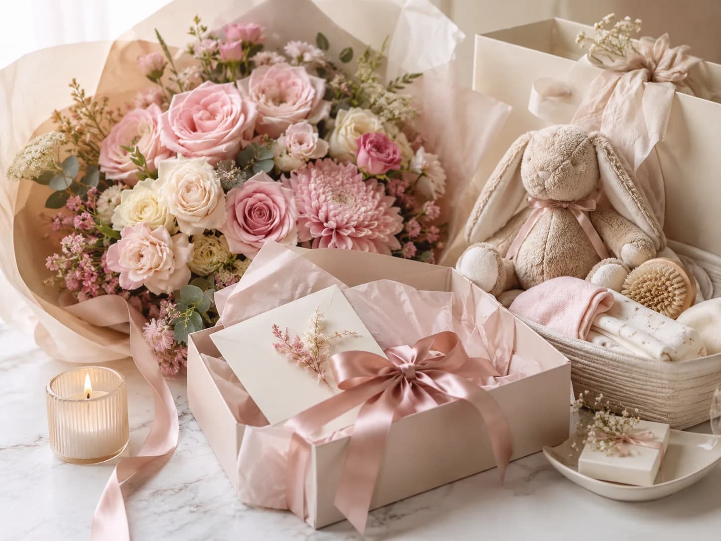 Hand-composed Amoonis Boutique gift box